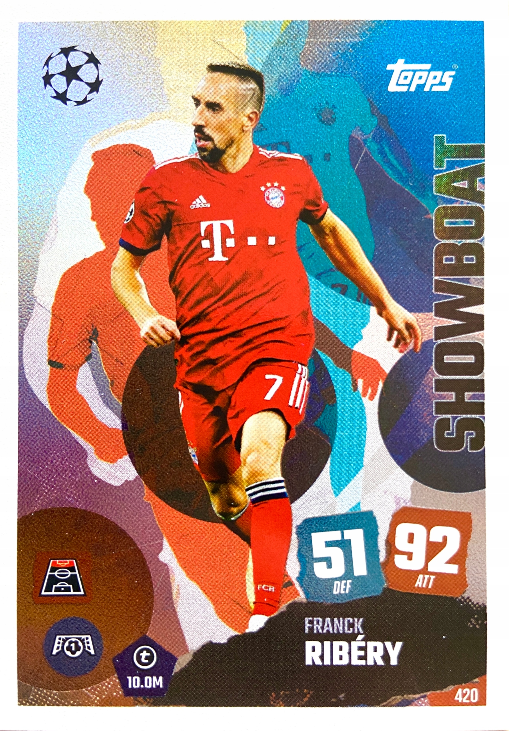 Match Attax Ucl 2025/26 2026 Showboat 420 Franck Ribery Bayern