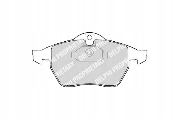 Brzdové Destičky Delphi Ham 5232350 9198688 490773