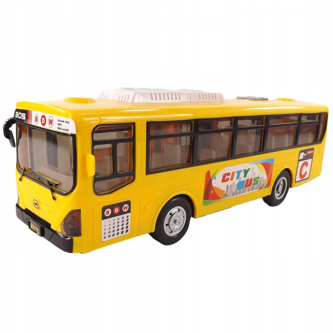 

Duży Autobus Otwierane Drzwi Dźwięki Światła 8915Ż