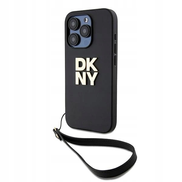 Dkny DKHCP15LPBSWSK iPhone 15 Pro 6.1 černá/černá hardcase Wrist Strap Stoc