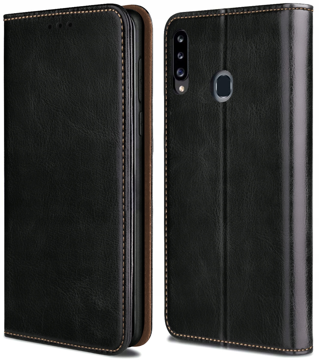 

Etui do Samsung Galaxy A20S Skórzane Portfel Szkło