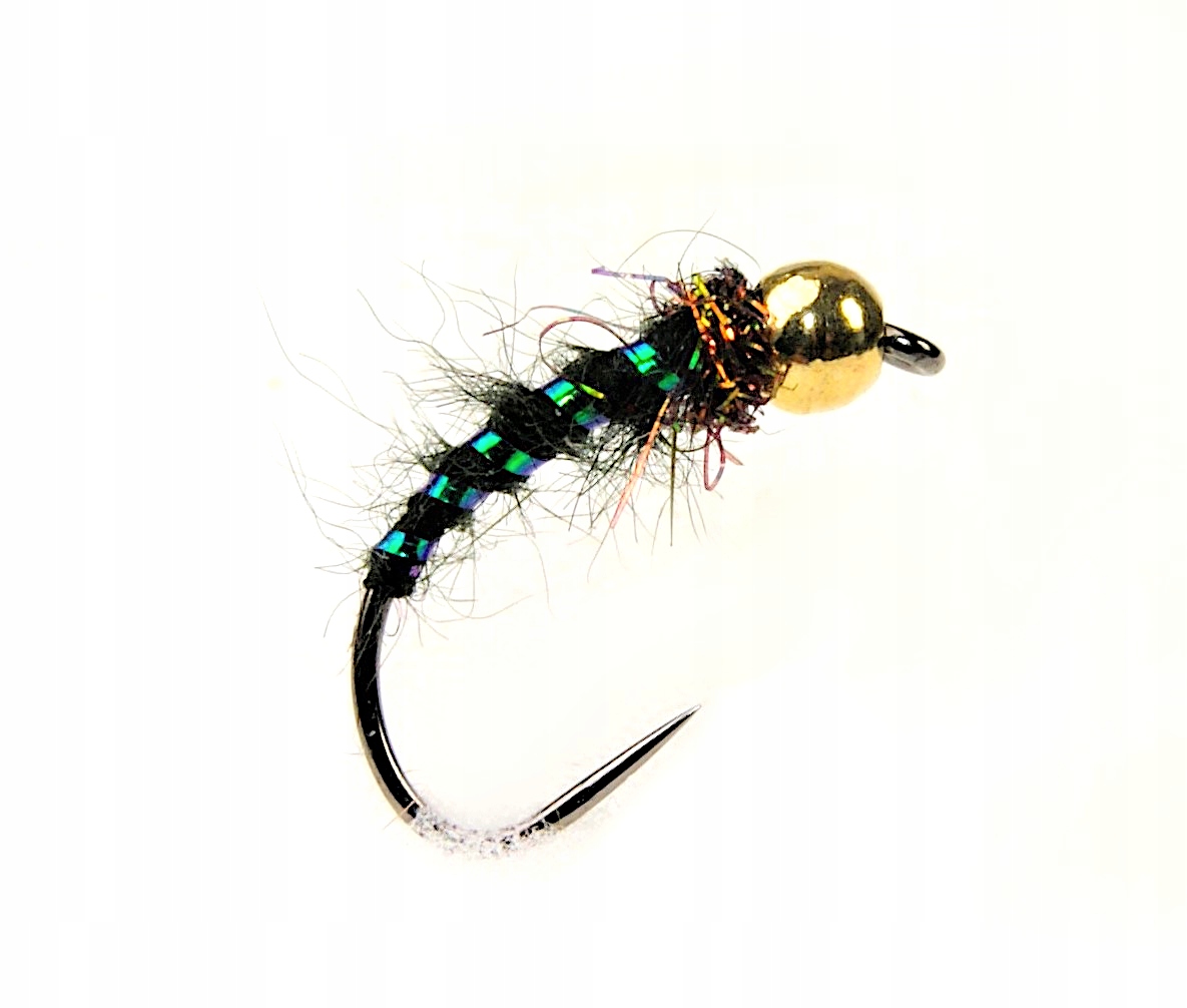 Brown midge nymph Flytier
