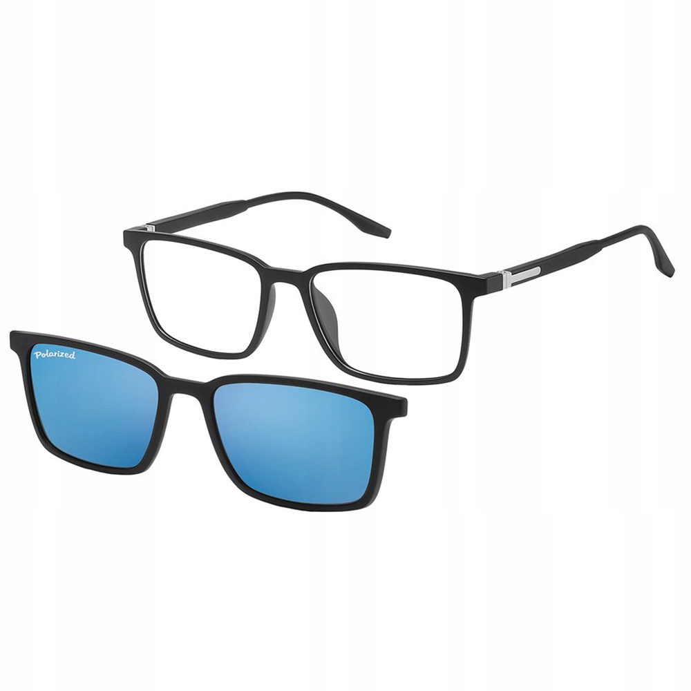 Okulary Oprawki Zerówki Clip On Nakładki Przeciwsłoneczne UV400 Polaryzacja