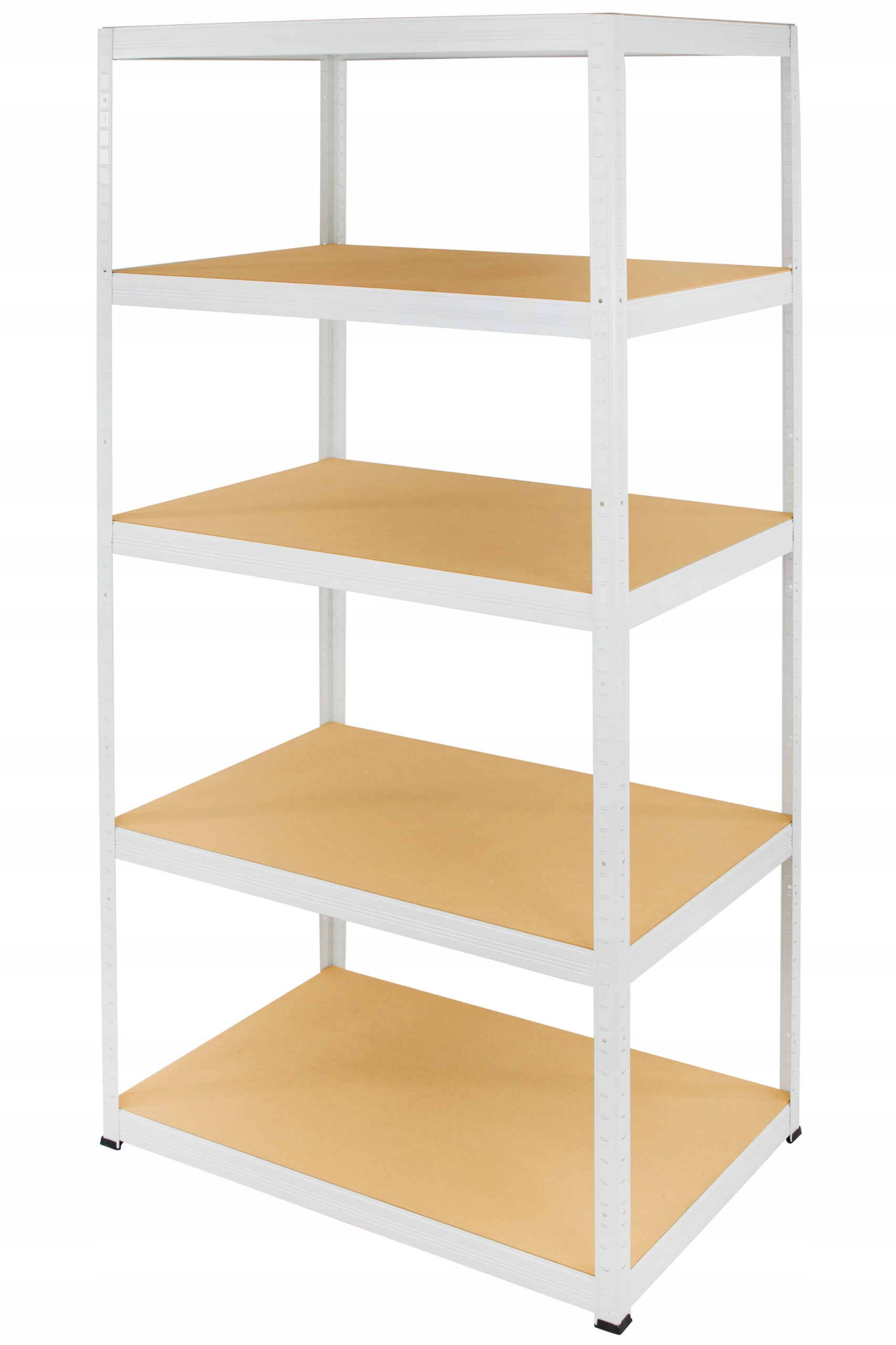 Regał metalowy 180x100x40 5 1C biały