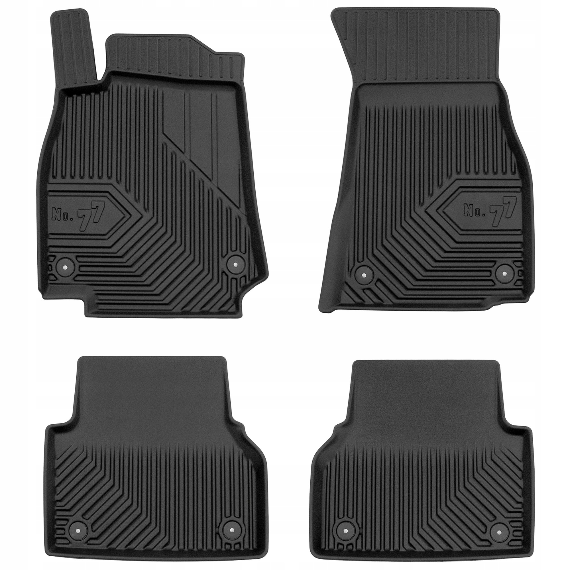 Gumové koberce č.77 Audi A7 C8 II od 2017 Sportback