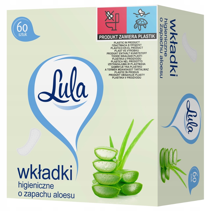 

Lula Wkładki Higieniczne Aloesowy Zapach 60 Sztuk