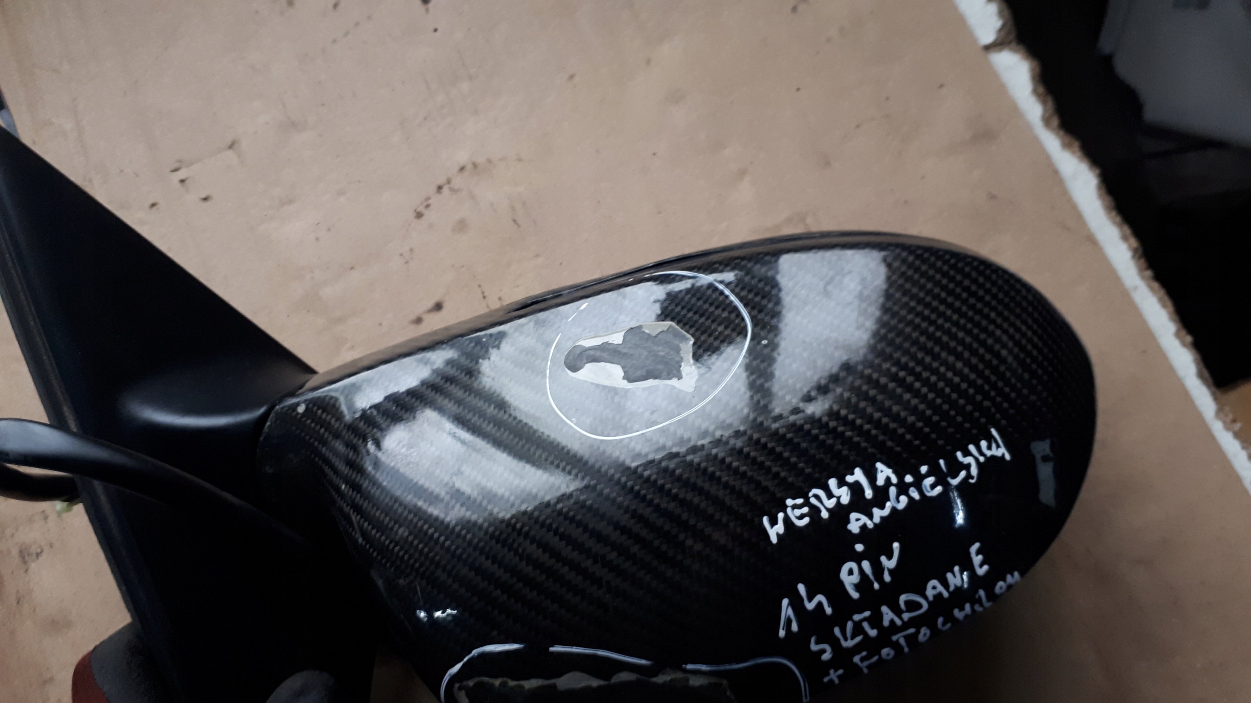 S4 B8 A4 mirror right right front SKLADANEU UK