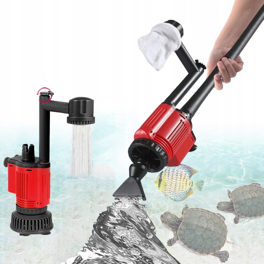 Levně Elektrický Filtr S Sáčky Vysavač Pro Akvárium Výměna Vody 1800L/H 28W