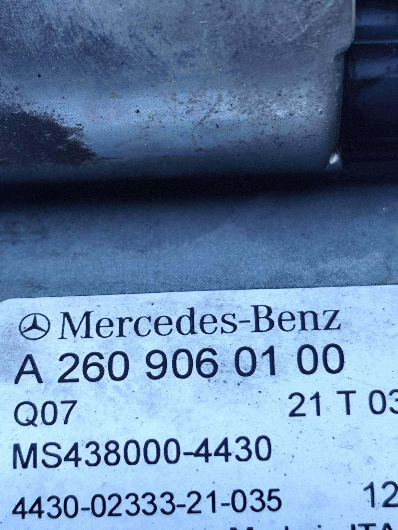 MERCEDES B-KLASA W247 starter A2609060100