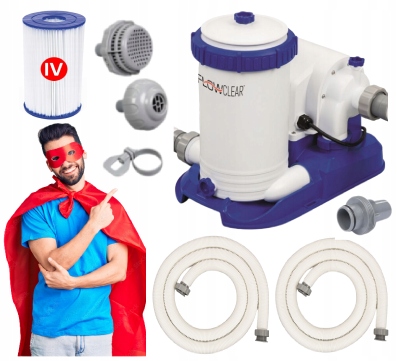 

Pompa Filtrująca Basenu Wody Bestway Basenowa 9463