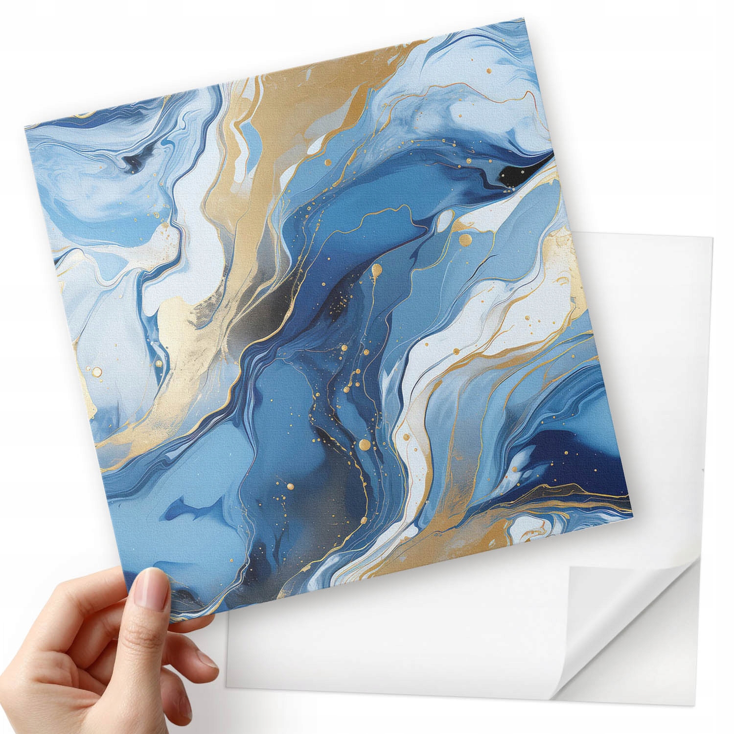 Vinylové dlaždice S Potiskem Abstraktní vzory vln a skvrn 20x20x20 cm