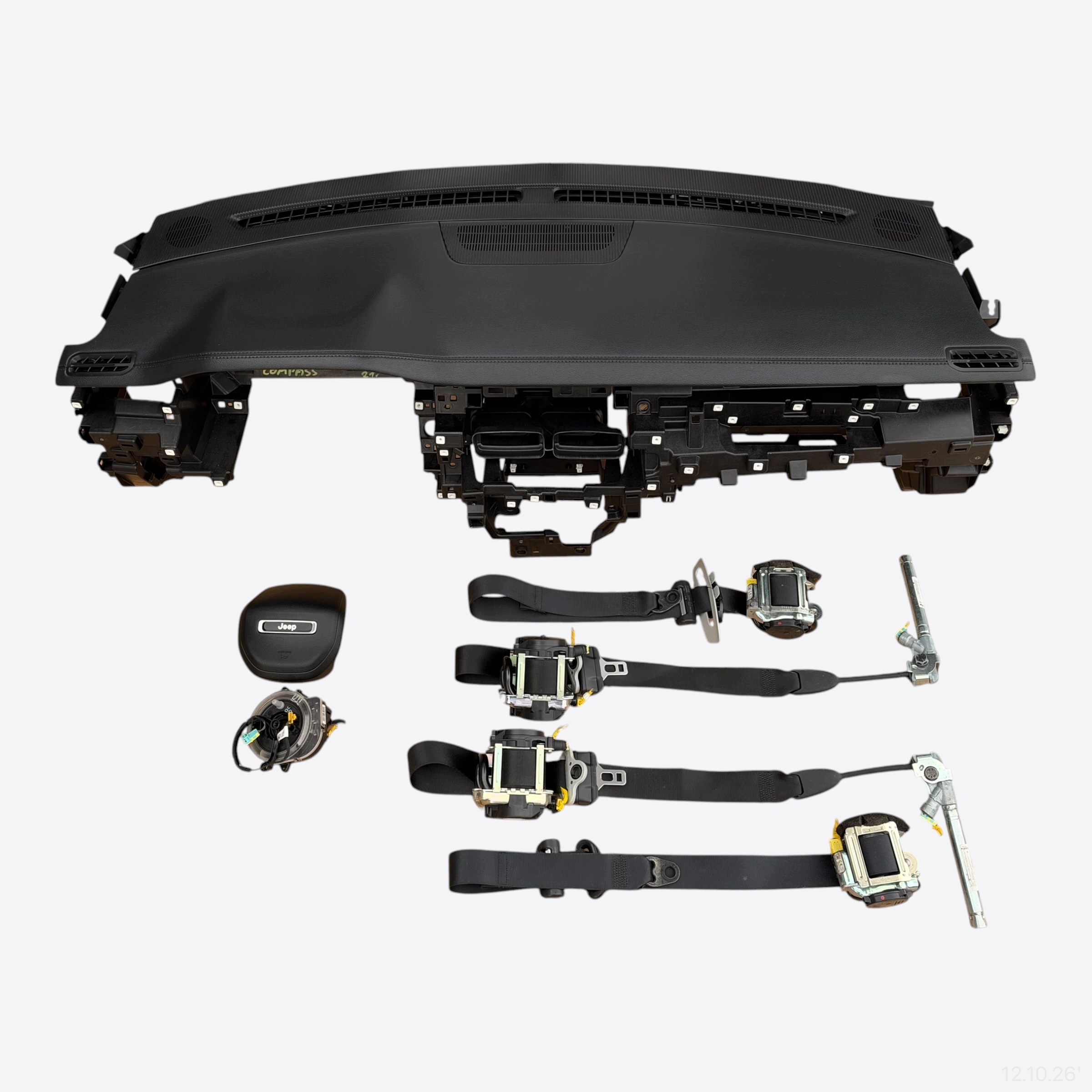 dashboard complete airbag console tension belts cockpit JEEP COMPASS II LIFT 2021 year