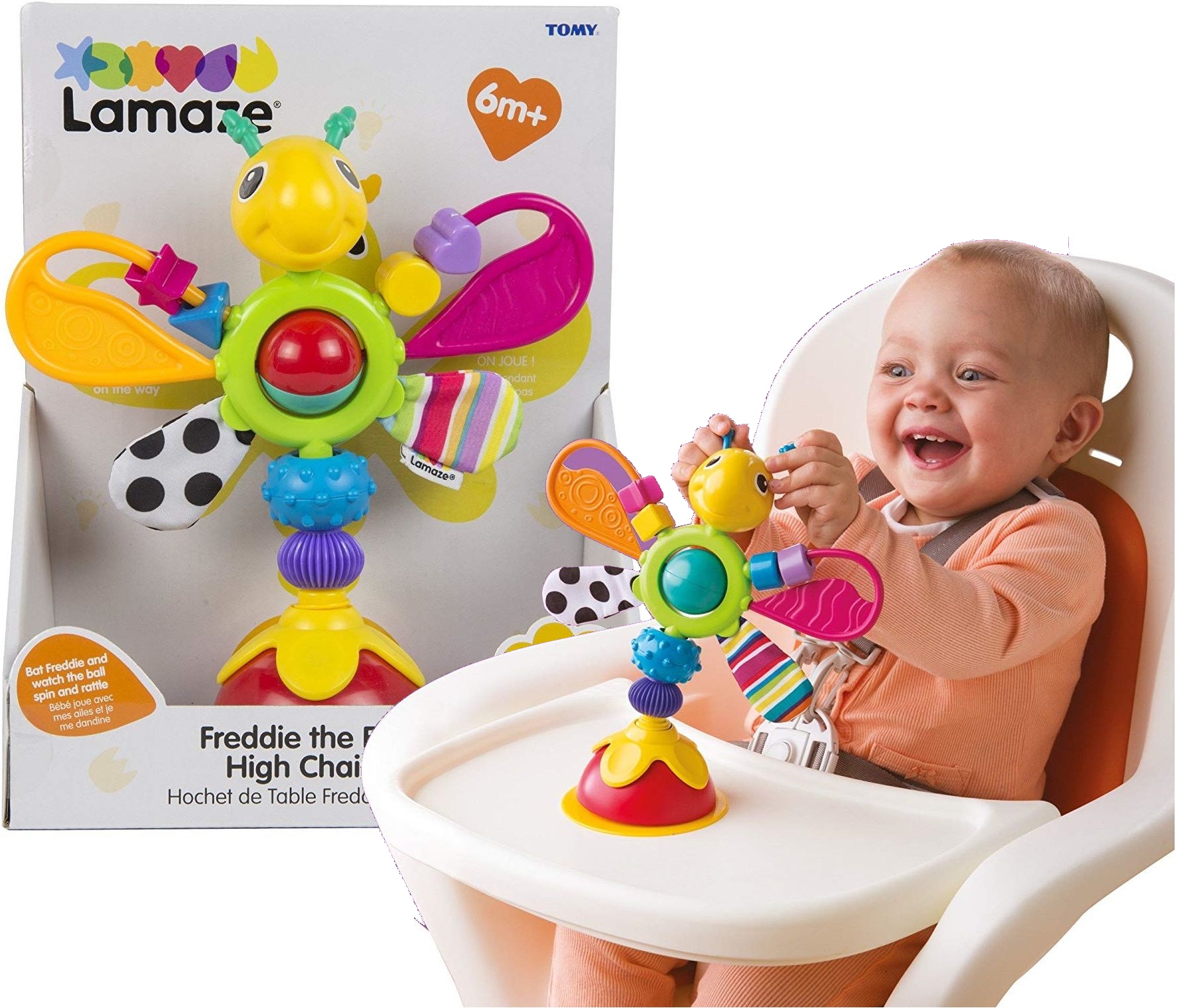 

Lamaze Mmotylek Freddie Na Krzesełko Przyssawka