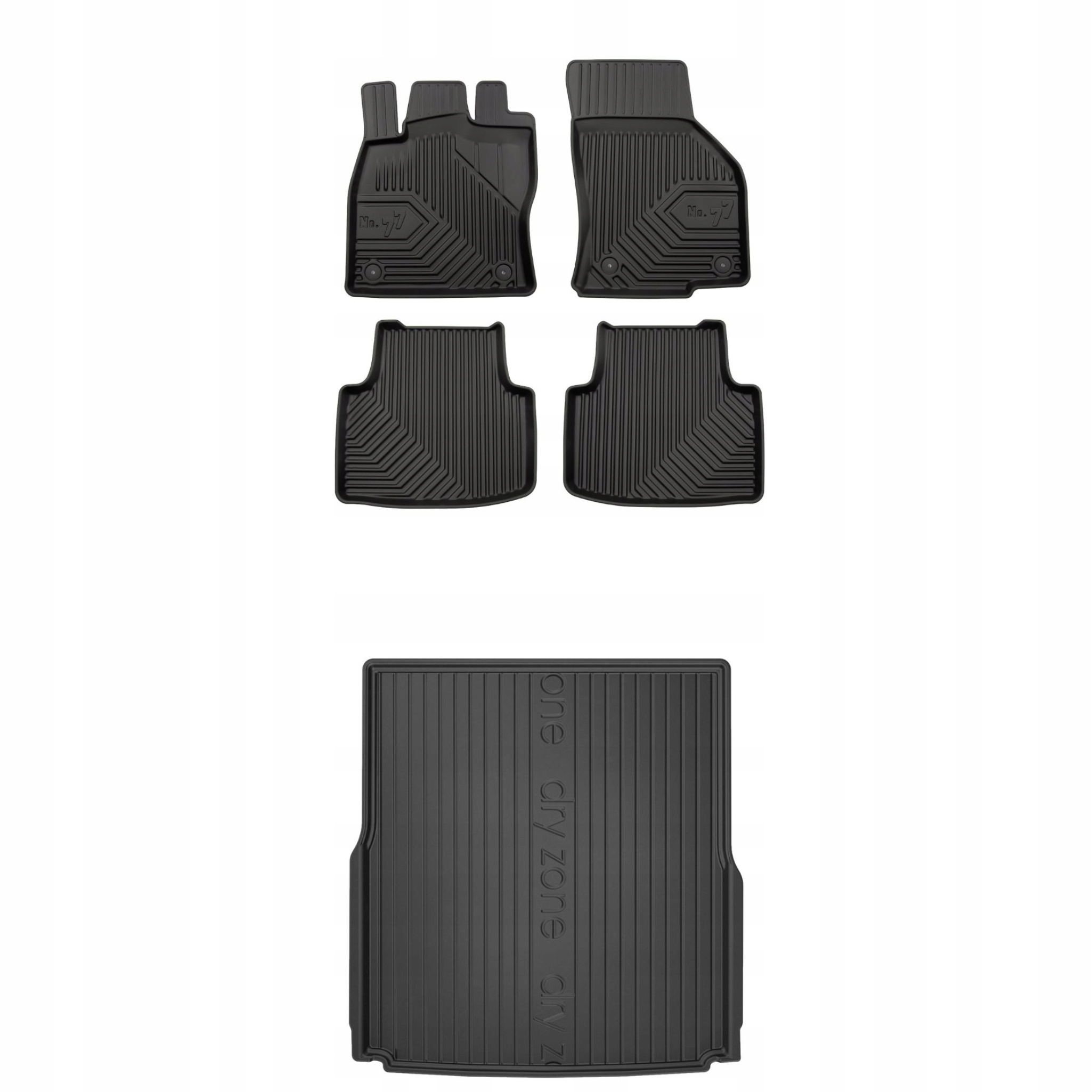 Sada gumových kobercov a rohoží pre Vw Passat B8