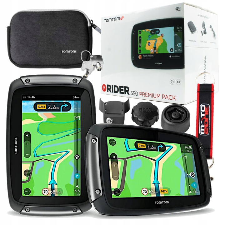 НАВИГАТОР TOMTOM RIDER 550 PREMIUM PACK GPS 4.3'