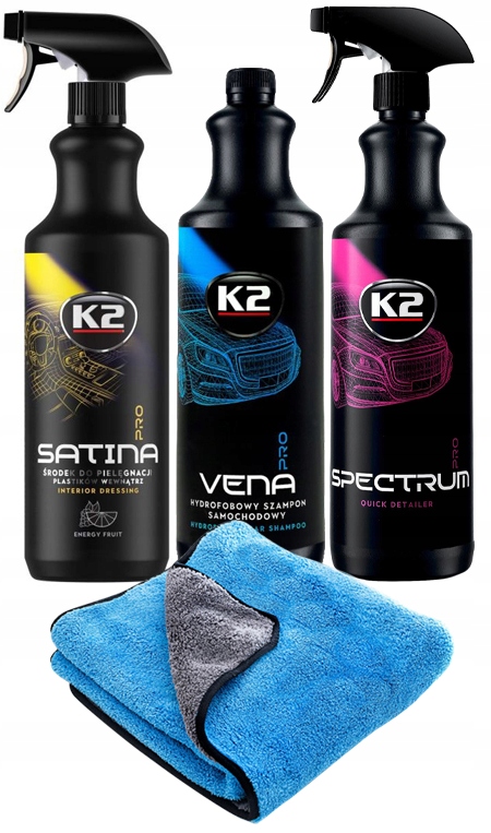 

K2 Pro Zestaw Do Mycia Samochodu Auta Mikrofibra