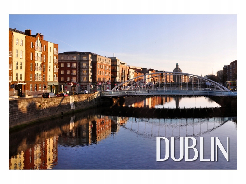 

Dublin Most Rzeka Liffey Magnes na lodówkę