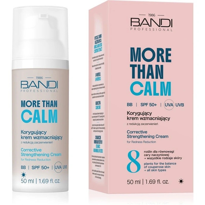 Bandi More Than Calm Krem Bb z redukcją zaczerwienień Spf 50+, 50 ml
