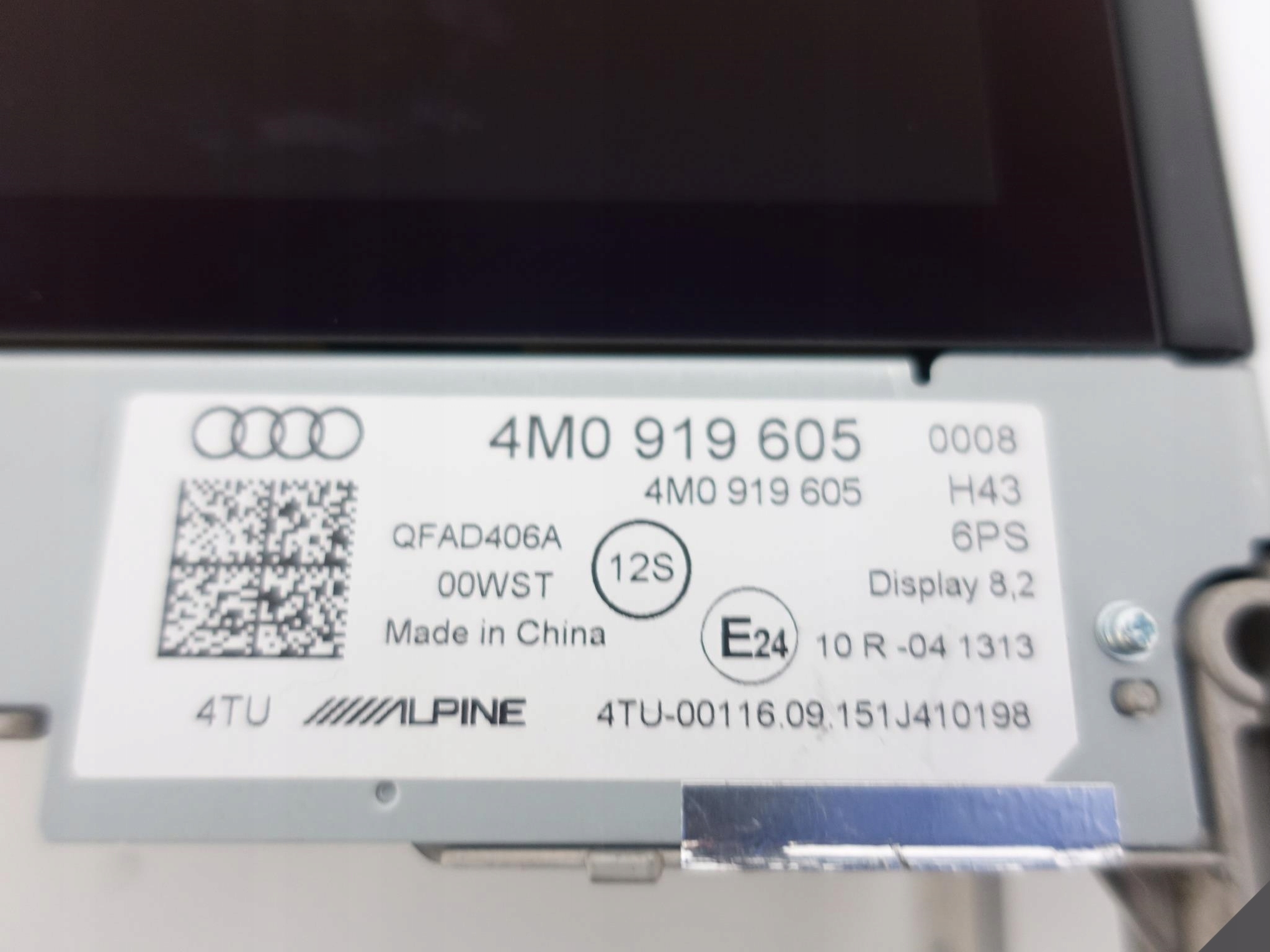 AUDI Q7 4M0 MMI LCD display NAVI EKRAN 8,2