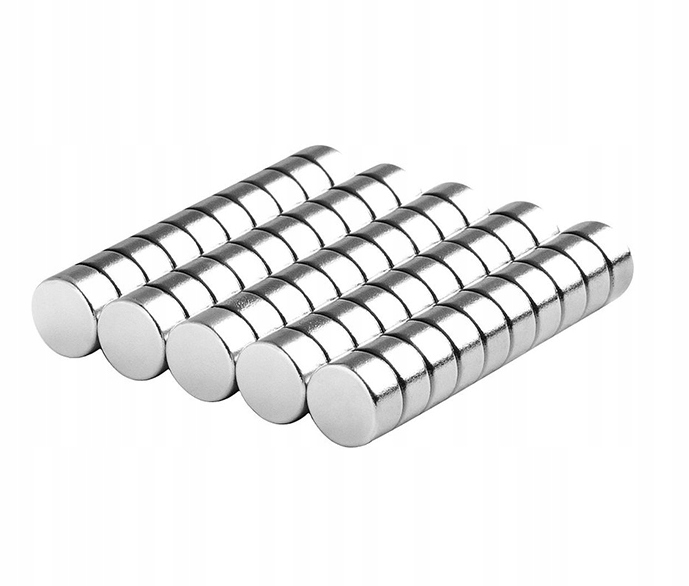 

Magnes Neodymowy Silny Walcowy 2x1 50 Sztuk