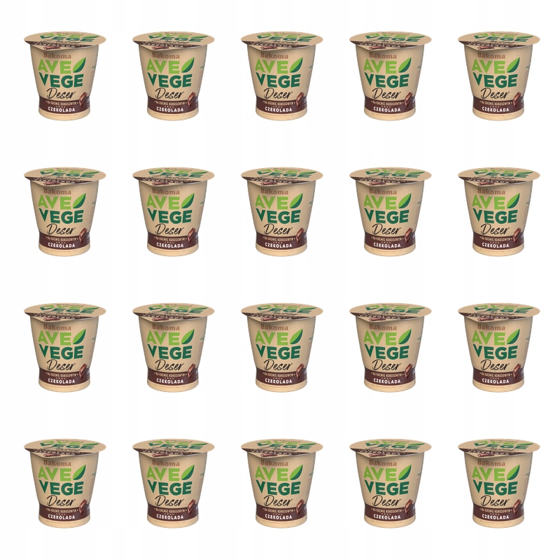 Veganský čokoládový dezert Ave Vege Čokoláda Kokosový krém 150 g Bakoma X20