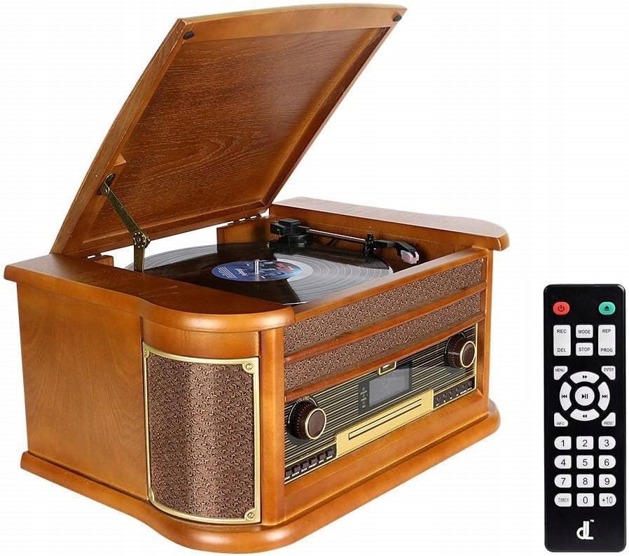 Gramofon DL DL-189BD-99 hnědý