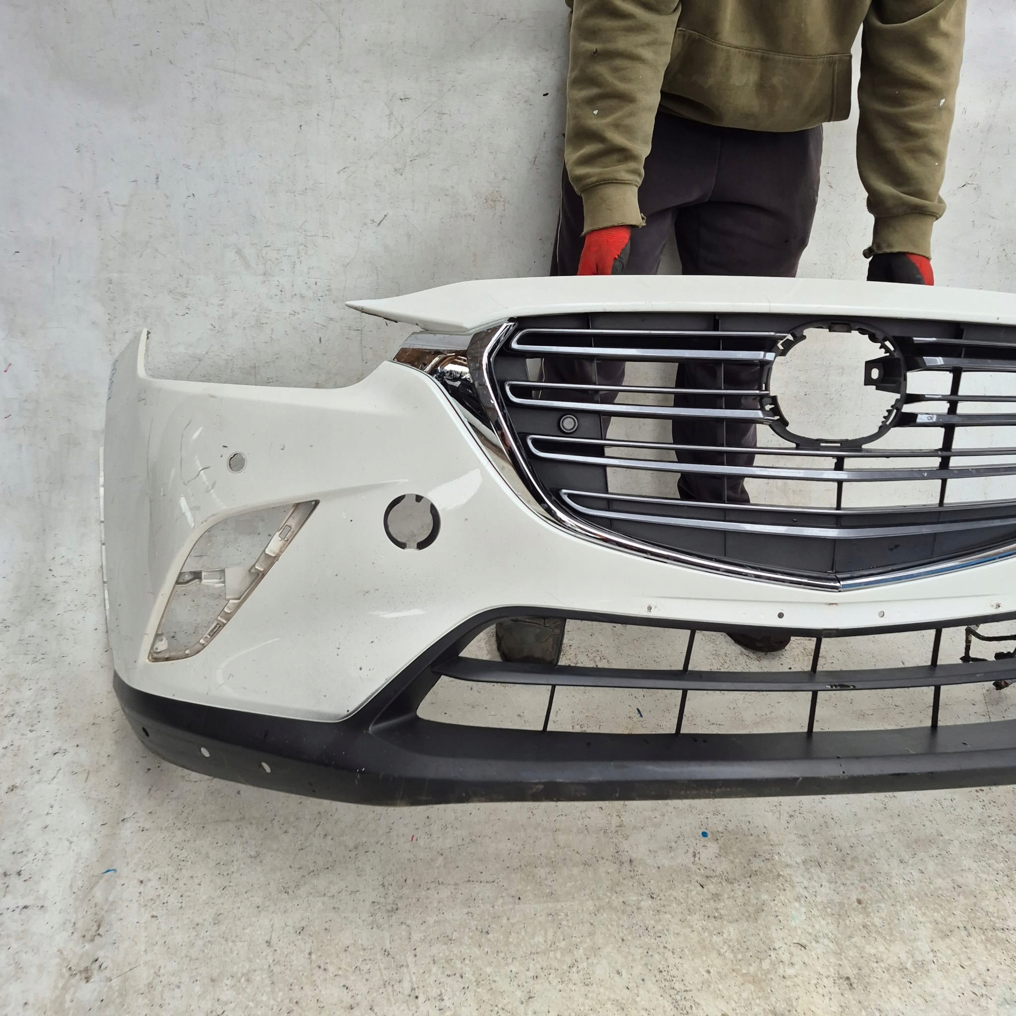 MAZDA CX3 CX-3 LIFT 18- bumper front front grill bundle PDC DK8A-50031