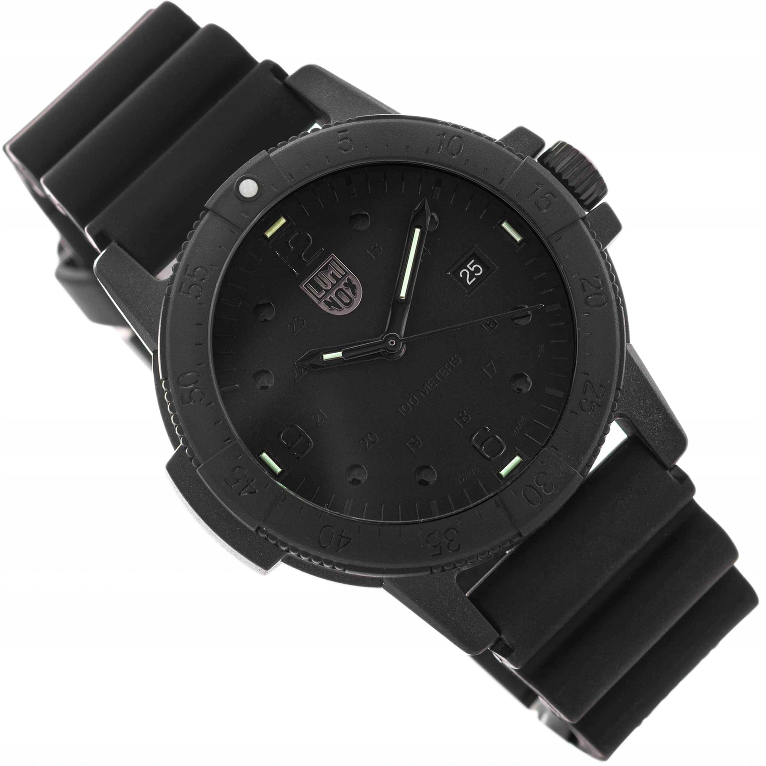 Pánské Hodinky Luminox X2.2001.BO Sea Bass 2000 Černé S Páskem 100 M