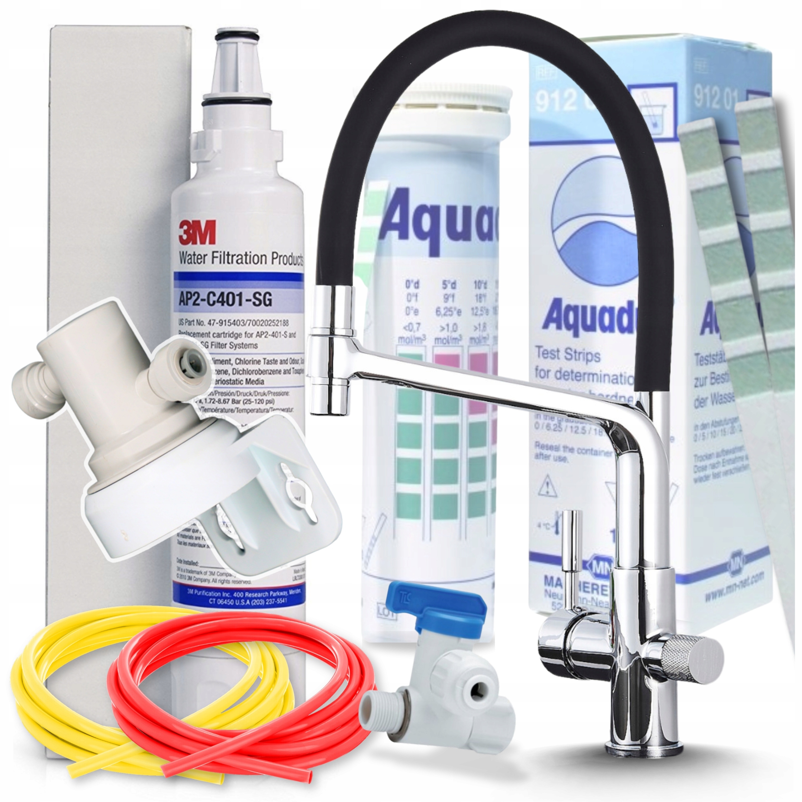 Stojaca kuchynská batéria s pohyblivým výtokom Kohútik do kuchyne filter vody Sada