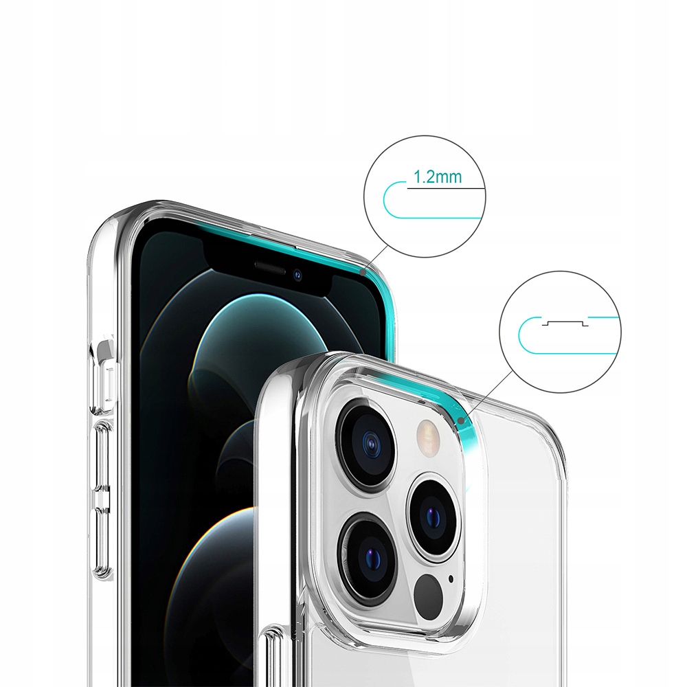 Nakładka Hybrid Crystal do Samsung Galaxy S23 Fe transparentna