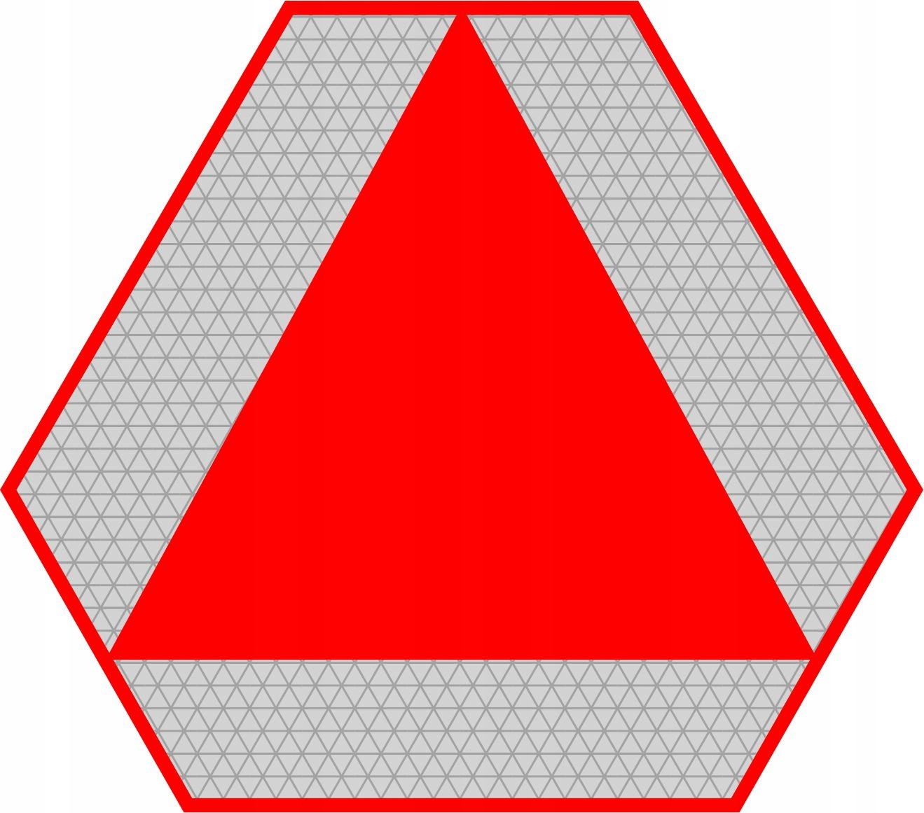 

Naklejka Trójkąt Ostrzegawczy Wolnobieżny 25CM #3