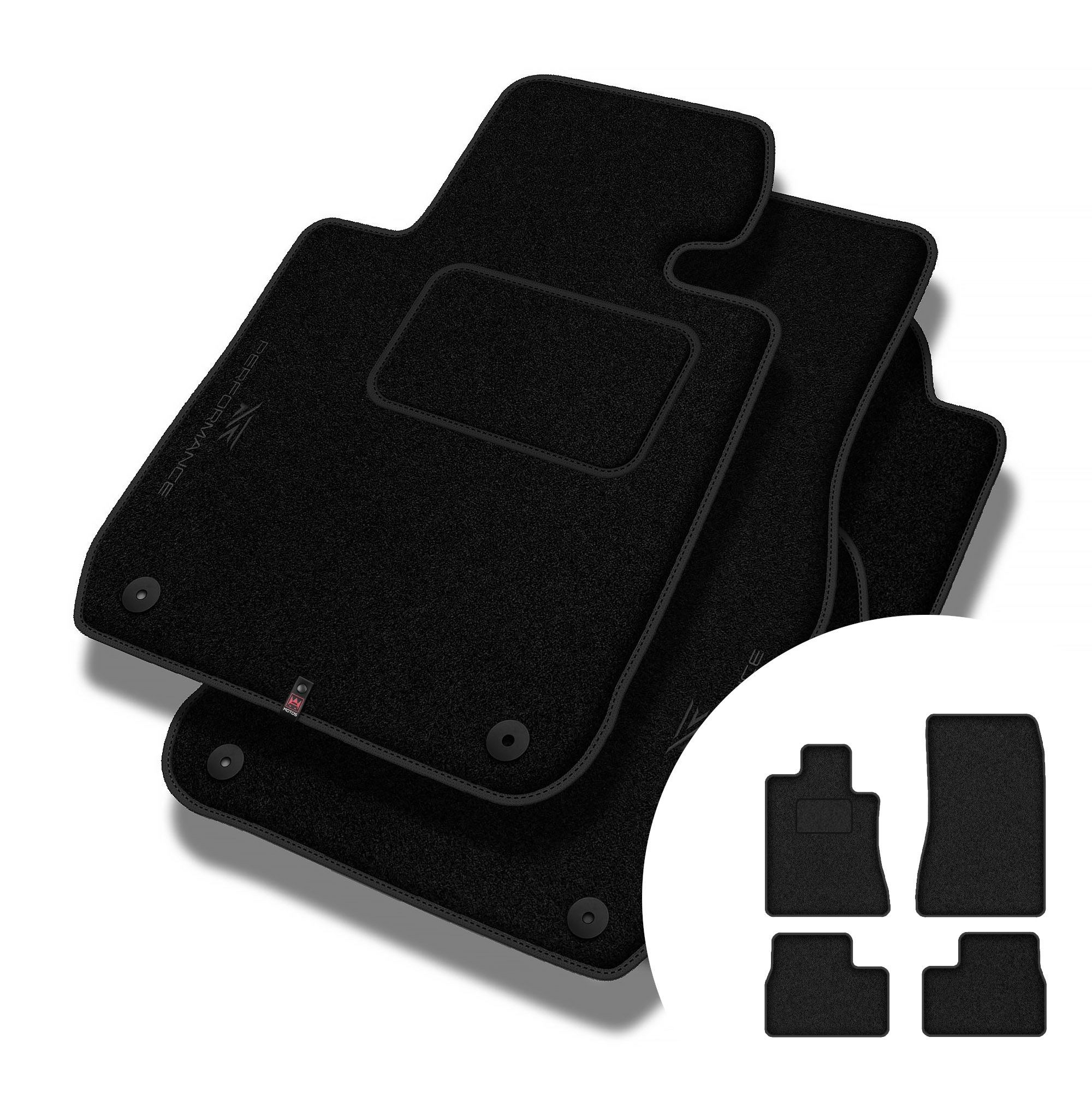 Velurové koberce Performance pro Bmw řady 3 E30 1982-1994
