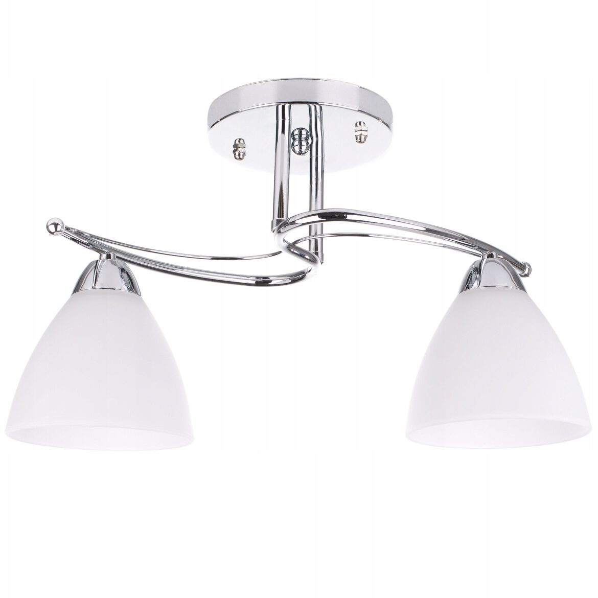 Lampa wisząca sufitowa żyrandol Led Alladyn 2 plafon chrom nowoczesna