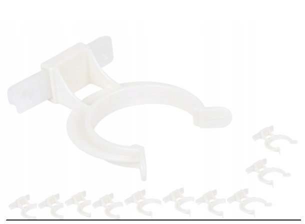 100 x Klip zatrzask cokołu Axilo oryginał Hafele