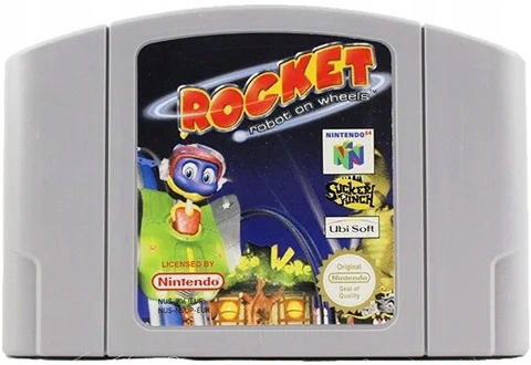 Rocket Robot On Wheels - NINTENDO 64 N64 PAL