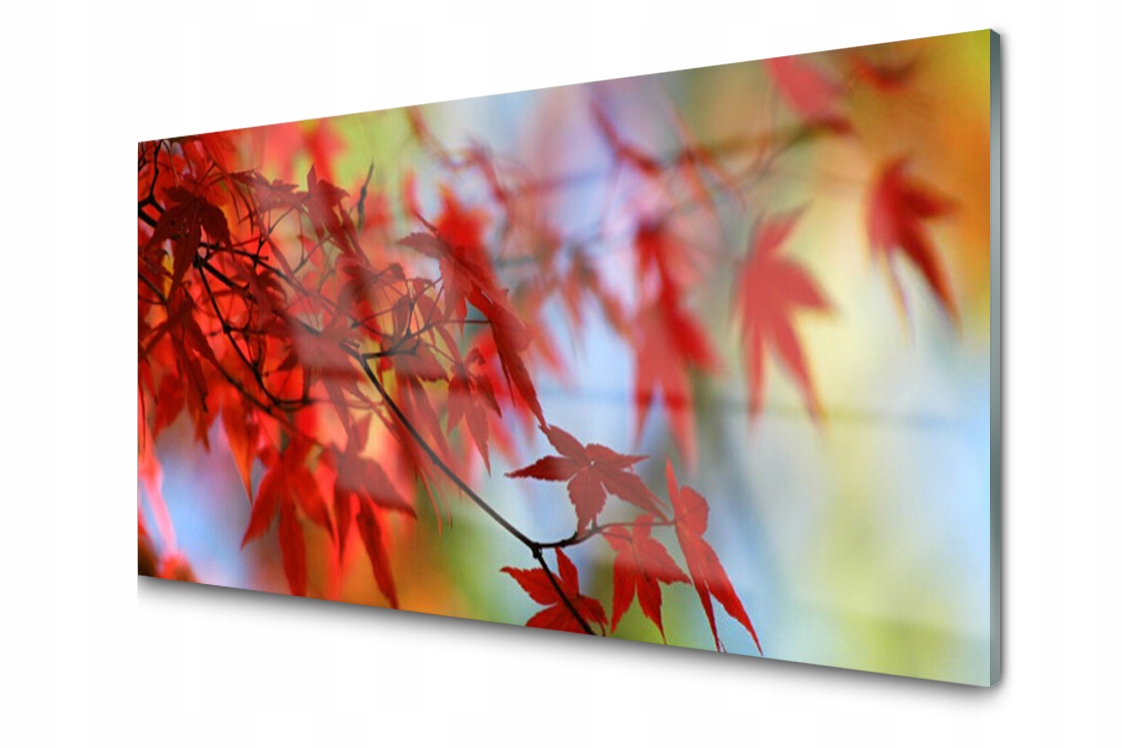 

Panel szklany dekor Liście Klon 140x70 + Klej