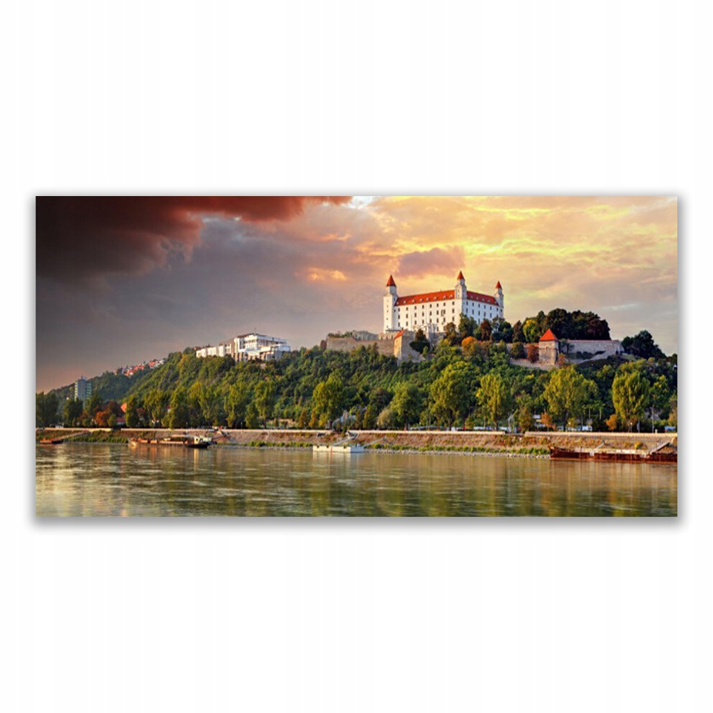 

Fotoobraz wiszący 120x60 Miasto Jezioro Krajobraz