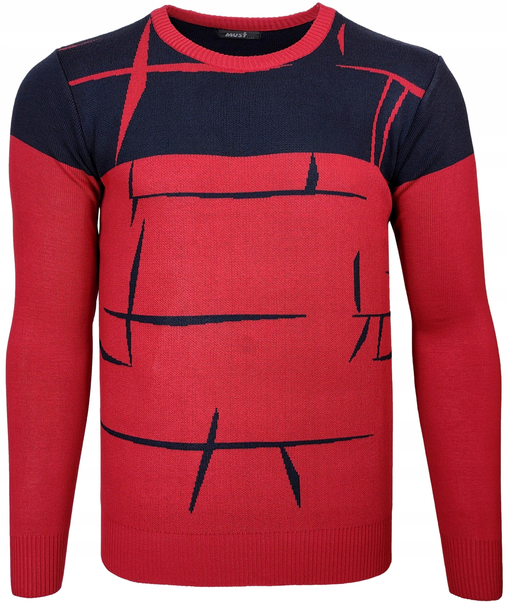 

Sweter męski klasyczny we wzory O139 r. XXL/3XL