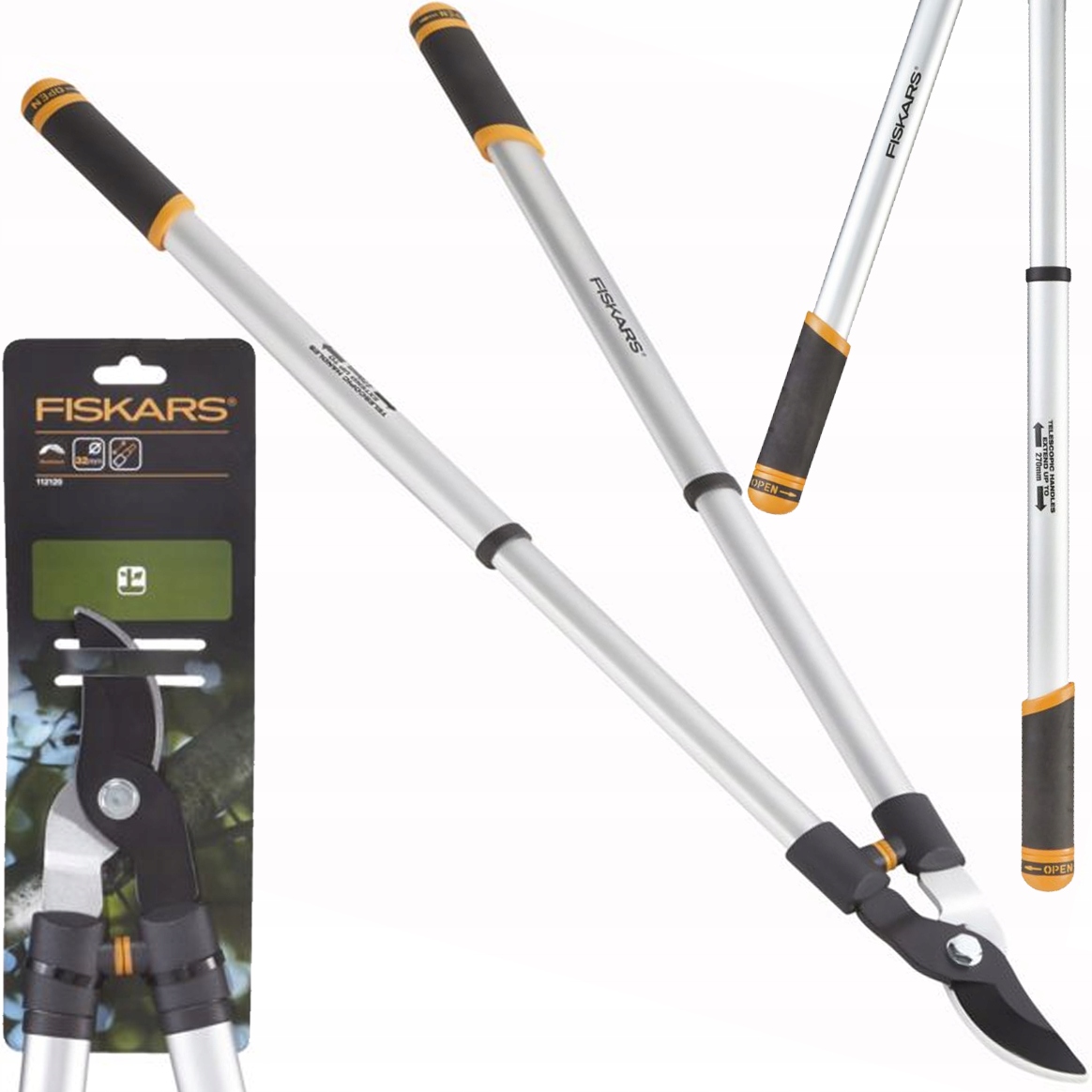 

Fiskars Sekator Teleskopowy Ogrodowy 68-93CM