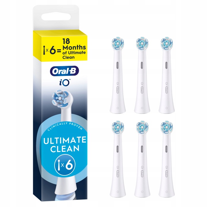 Końcówka szczoteczki Oral-B iO Ultimate Clean biały (6 szt.)