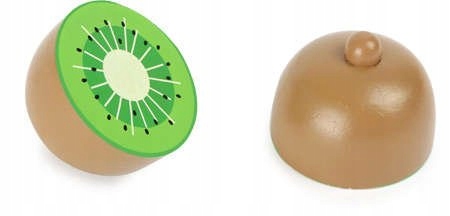 KIWI 9 SZTUK DREWNIANE POŁÓWKI OWOCÓW OWOCE EAN (GTIN) 4020972101426