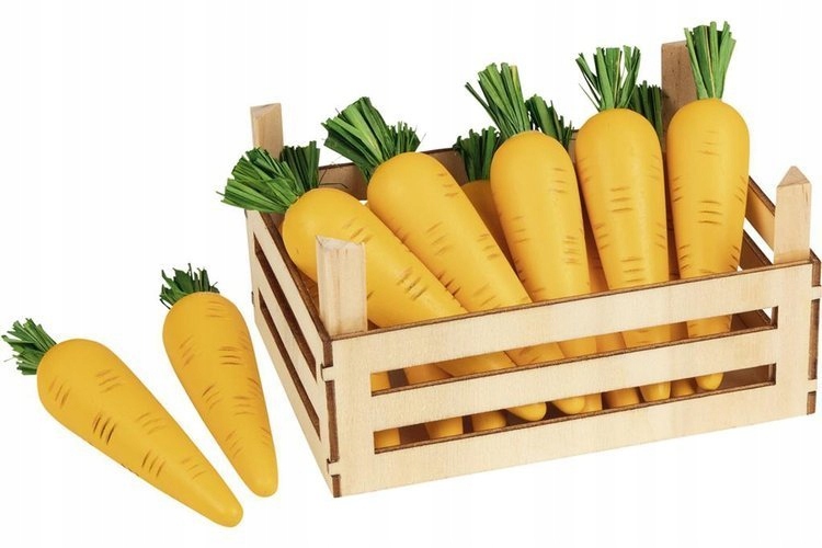

Drewniana Skrzynka Z Marchewkami Goki