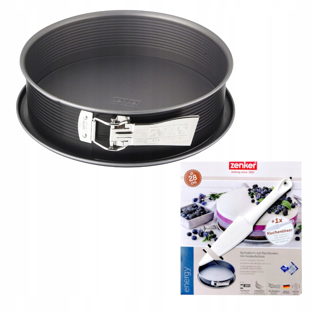 

Nowa Tortownica Zenker 28 cm szpatułka łopatka