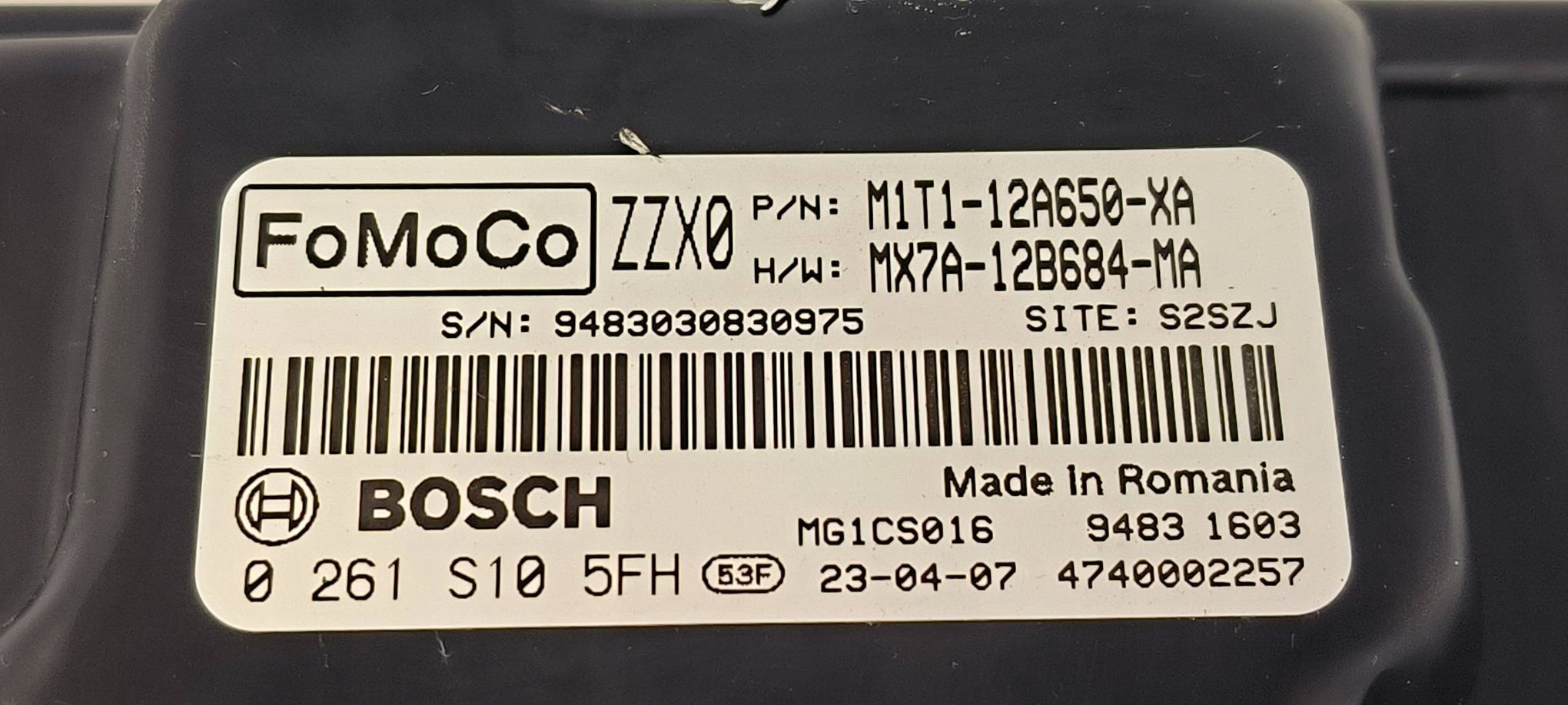 computer Motore ECU M1T1-12A650-XA 1.0 ECOBOOST FORD PUMA MK2