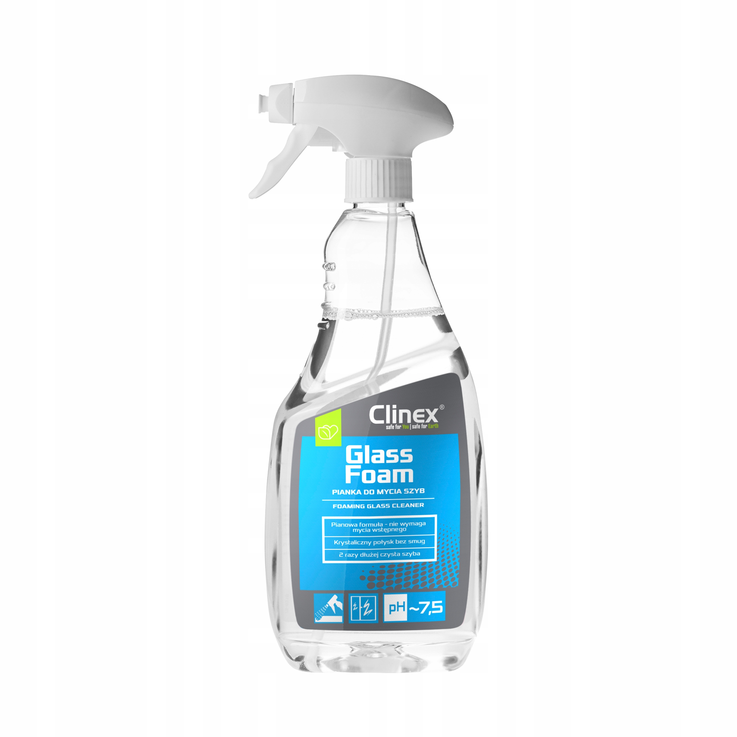 

Clinex GlassFoam Pianka do mycia szyb 650 ml
