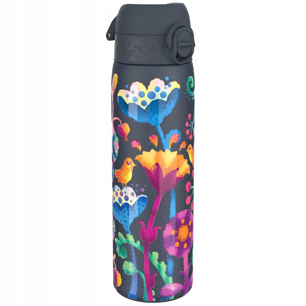 Butelka termiczna Ion8 Bright Floral 500ml, lekka, szczelna, z ustnikiem