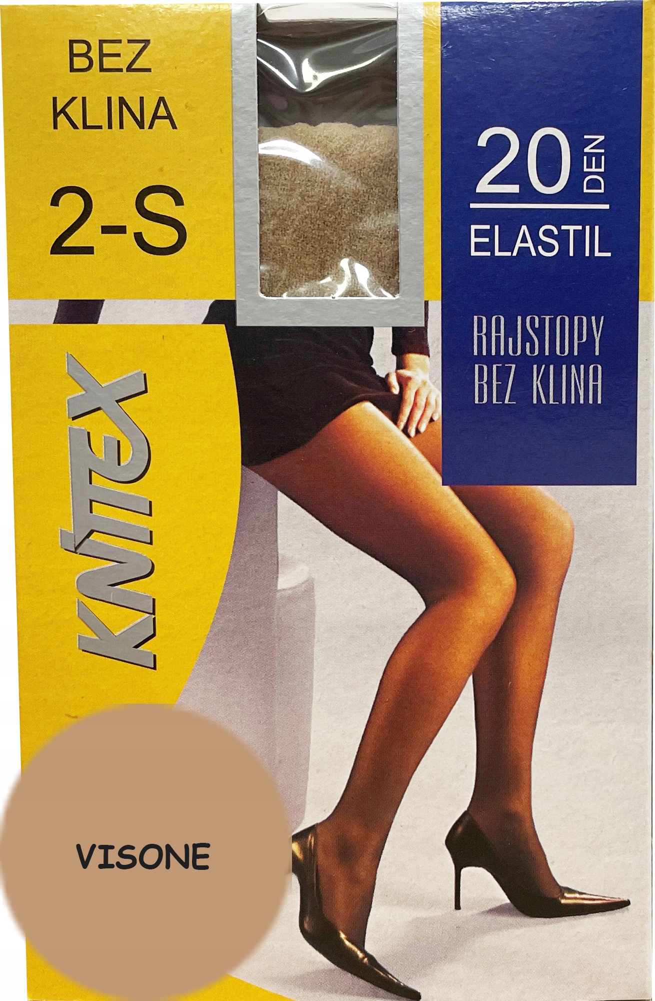 

Knittex rajstopy Elastil 20 den Visone # 2 S