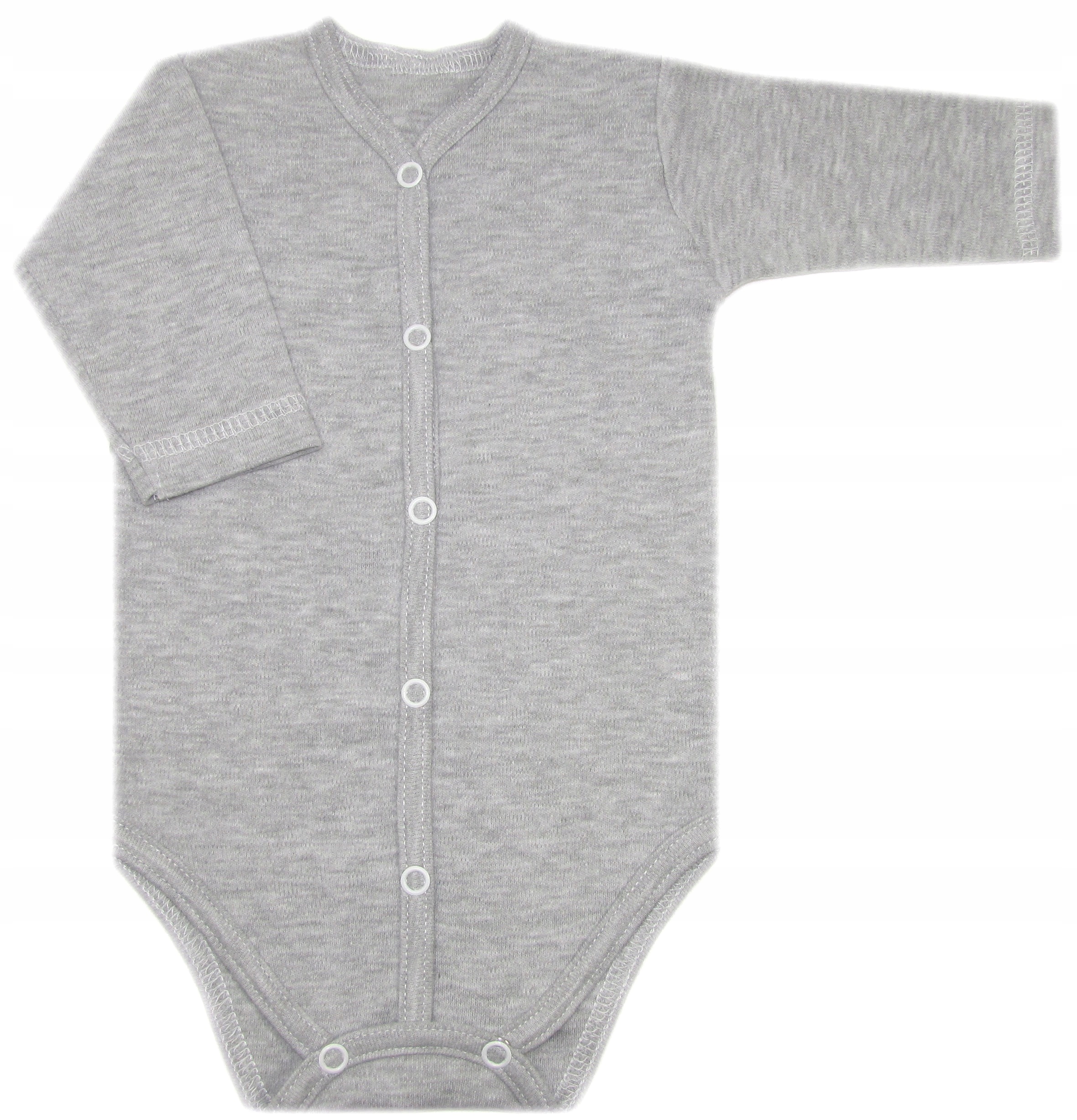

Body Rozpinane Przodem r.68 Kaia-baby Szare /30/