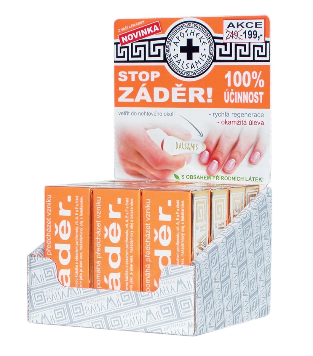 Balsamis Balzám na nehtovou kůžičku Stop Záděr set 12 ks