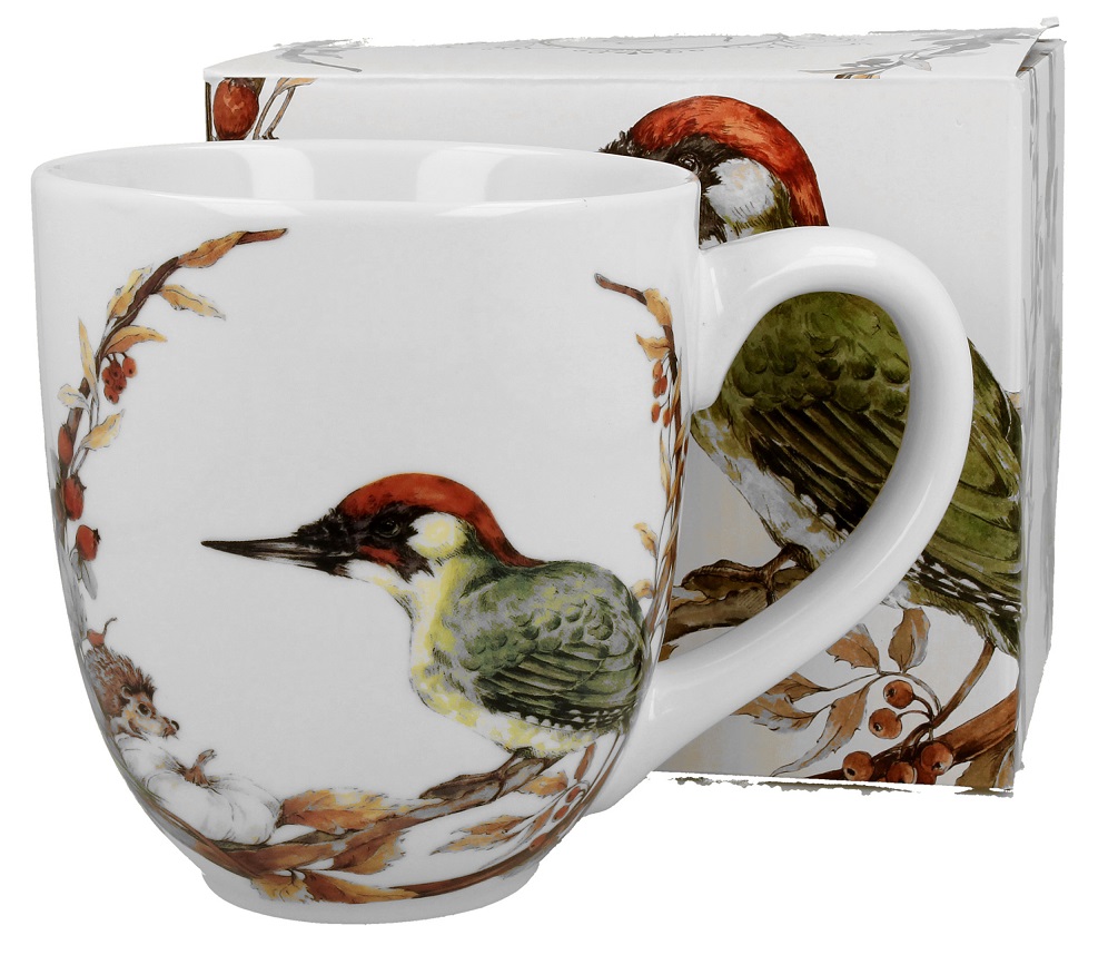 

Kubek Porcelanowy biały Dzięcioł 1000ml